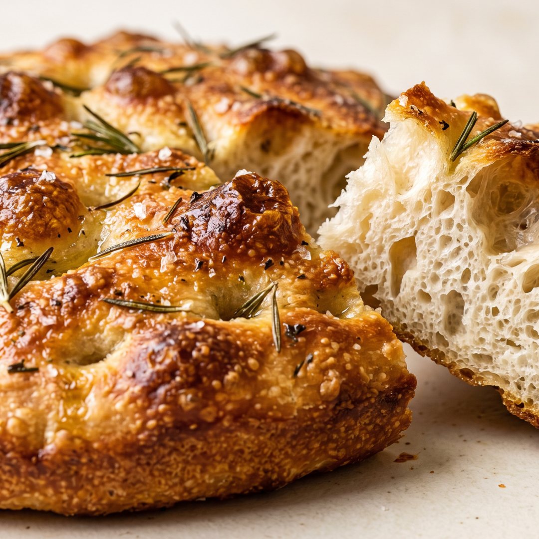Sourdough focaccia